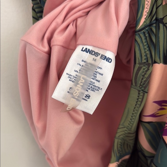 Lands’ End Tropical Print Swimsuit - Picture 6 of 6
